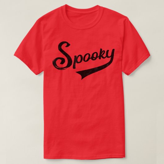 Spooky Vintage Halloween Tシャツ (デザイン正面)