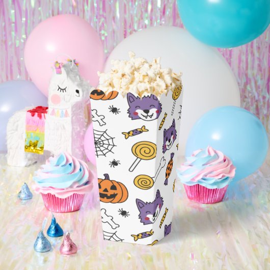 Spooky Werewolf Halloween Vibes フェイバーボックス (パーティー)