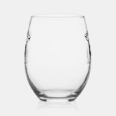 Spooky Witch Halloween Party 30Th Birthday ステムなしワイングラス (左)