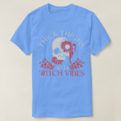 Spooky Witchcraft Crescent Moon Blackcraft Hallowe Tシャツ (デザイン正面)