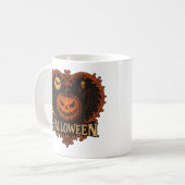 Spooky Yet Stylish Classic Mug 11 oz – Halloween-I コーヒーマグカップ (正面左)