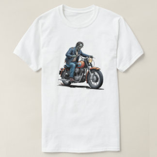 Spooky Zombie Biker Classic Motorcycle Tシャツ