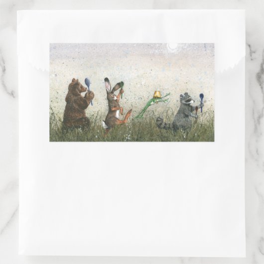 Spoon! 長方形シール (バッグ)