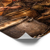 Spoon Licker Icelandic Yule Lad postcard  ポスター (角)