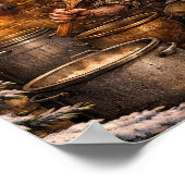 Spoon Licker Icelandic Yule Lad postcard  ポスター (角)