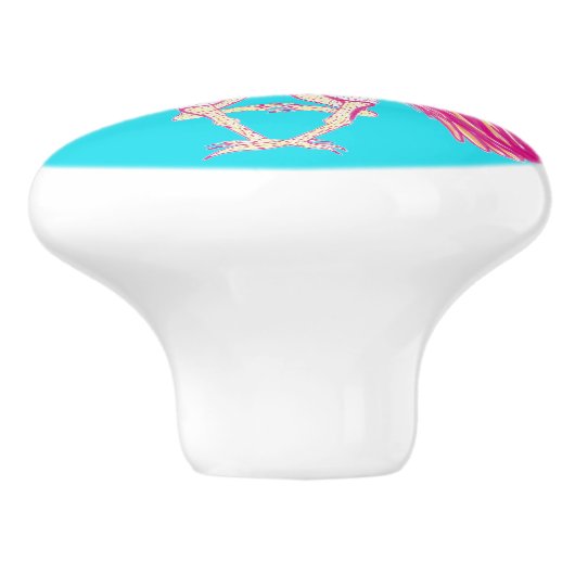 Spoonbill Birds Ceramic Pull セラミックノブ (側面)