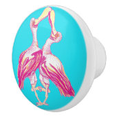 Spoonbill Birds Ceramic Pull セラミックノブ (右)