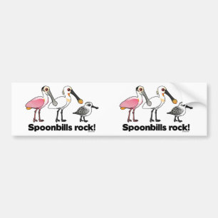 Spoonbillsの石! バンパーステッカー