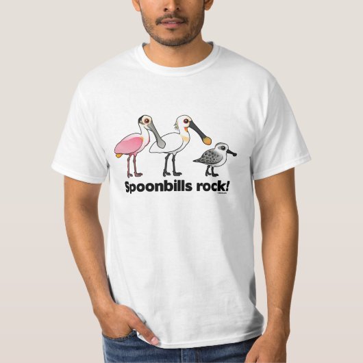 Spoonbillsの石! Tシャツ (正面)