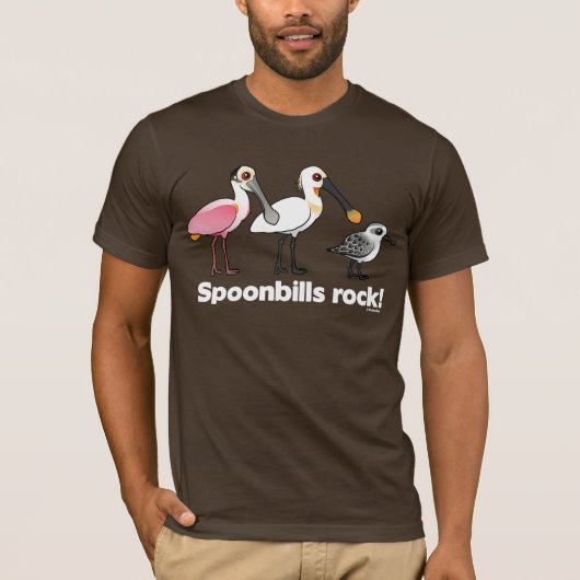 Spoonbillsの石! Tシャツ (正面)