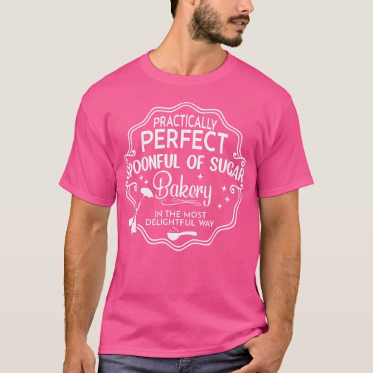 Spoonful Of Sugar Practically Perfect Magical Flyi Tシャツ (正面)