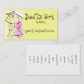 spoonfulsofdoodles.com 名刺 (正面/裏面)