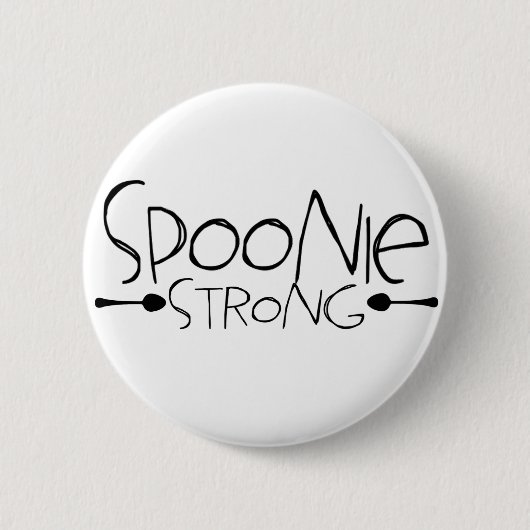 Spoonie強いPin 缶バッジ (正面)