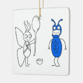 SPOOOOOONNNNが大きすぎます セラミックオーナメント (左)