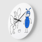 SPOOOOOONNNNが大きすぎます ラージ壁時計 (傾斜)