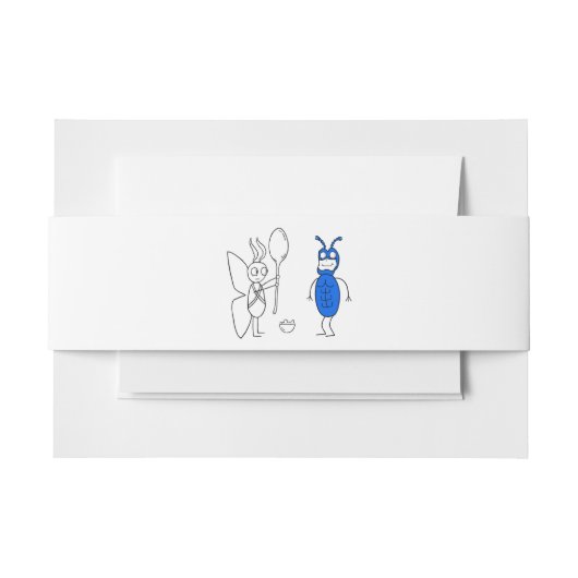 SPOOOOOONNNNが大きすぎます 招待状ベリーバンド (正面例)