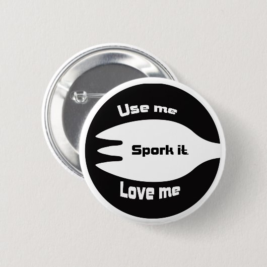 Sporkそれ 缶バッジ (正面&裏面)