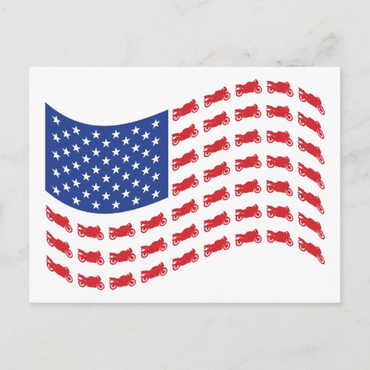 sPORT-bIKE-fLAG-wAVE ポストカード (正面)