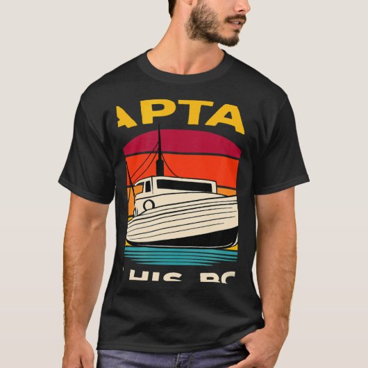 Sport Boat Racing Boat Owner Captain Motor Boat 1 Tシャツ (正面)