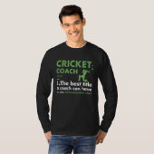 Sport Coach Definition Cricket_1 Tシャツ (正面フル)