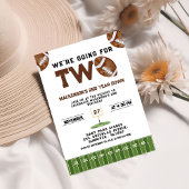 Sport Football  Second Birthday 2nd year Down 招待状