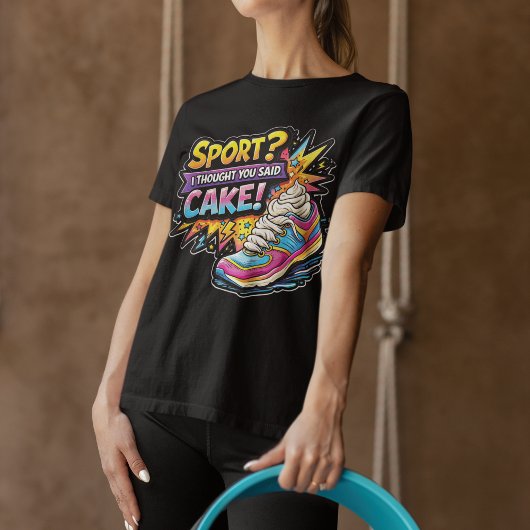 Sport? I Thought You Said Cake Sneaker Tシャツ