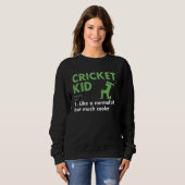 Sport Kid Definition Cricket_1 スウェットシャツ (正面フル)