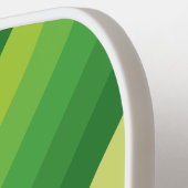Sport Lily Pad Green Stripes with Name ピックルボールラケット (左詳細)