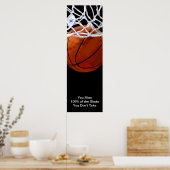 Sport Motivational Quote Basketball Poster ポスター (キッチン)