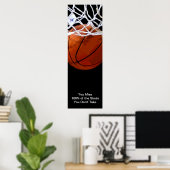 Sport Motivational Quote Basketball Poster ポスター (ホームオフィス)