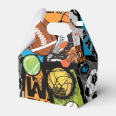 Sport Pattern With Balls フェイバーボックス (裏面サイド)