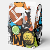 Sport Pattern With Balls フェイバーボックス (オープン)