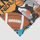 Sport Pattern With Balls 薄葉紙 (詳細)