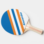 Sport Retro New Amsterdam ストライプ 名入れ 卓球ラケット (横)