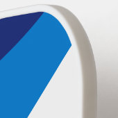 Sport Signature Diagonal Blue Striped ピックルボールラケット (左詳細)