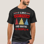 Sport Stacking Cup Stacking Speed Stacking Cups Tシャツ (正面)