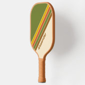 Sport Sunrise Clover Striped with Name ピックルボールラケット (左)