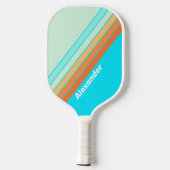 Sport Tropic Splash Striped with Name ピックルボールラケット (裏面)