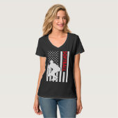 Sport Us Flag Softball Tシャツ (正面フル)
