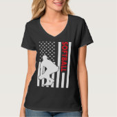 Sport Us Flag Softball Tシャツ (正面)