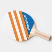 Sport Vintage New Amsterdam ストライプ 名入れ 卓球ラケット (横)
