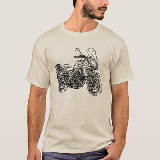 Sportbikeのスケッチ Tシャツ (正面)