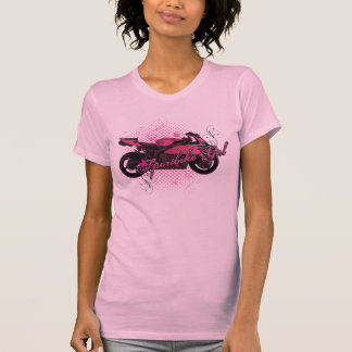 Sportbikeの女の子 Tシャツ