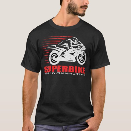 Sportbike Racing Motorcycle funny Tシャツ (正面)