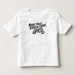 Sportbike Rider Action Mentality トドラーTシャツ