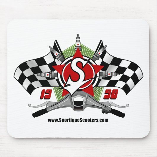 Sportiqueのスクーター力のマウスパッド マウスパッド (正面)