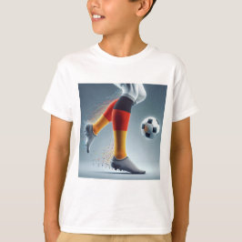 Sportliche Mode für Fans Deutsche Stolz Fußball  Tシャツ