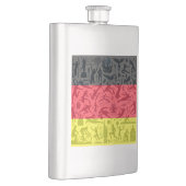Sportlicher Flachmann mit Deutschland Flagge フラスク (右)