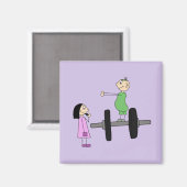 Sportliches Paar マグネット (正面/裏面)