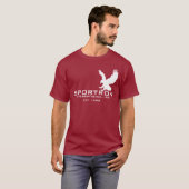 Sportronのワシの暗闇のティー Tシャツ (正面フル)